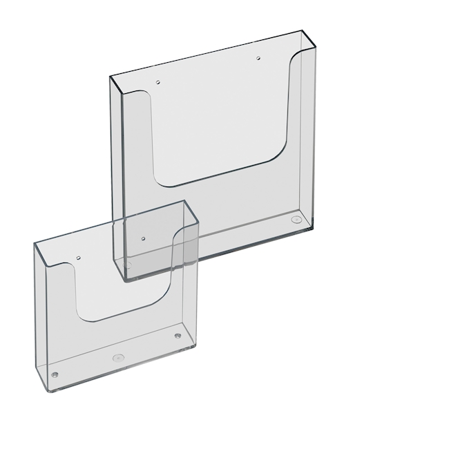 Portrait Leaflet Holder 1/3 A4 vertical